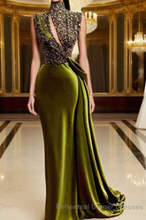 Green Semi Formal Prom Dresses Cheap | Evening dresses long